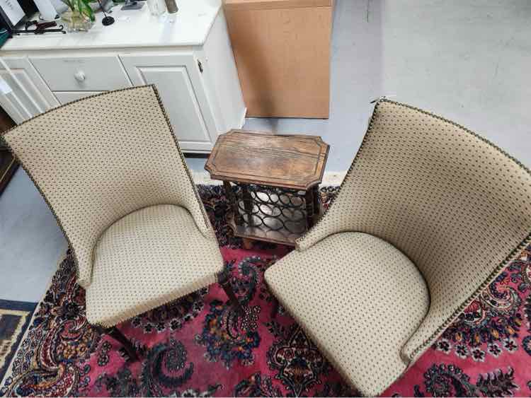 Pair of Nailhead Chairs