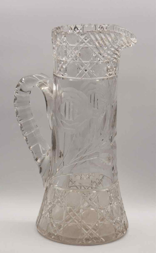 Antique ABP Cut Tall Pitcher