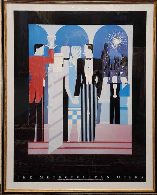 Art 'A Night @ The Met Opera' Framed Poster
