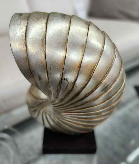 Decorative Gold Faux Shell Sculpture