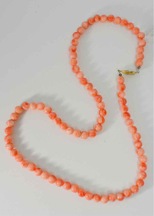 Coral Bead Necklace