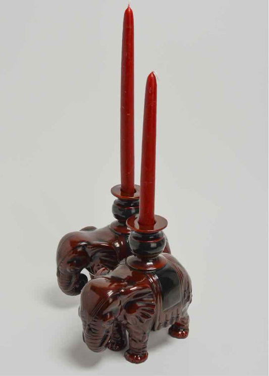 Ceramic Elephant Candleholder