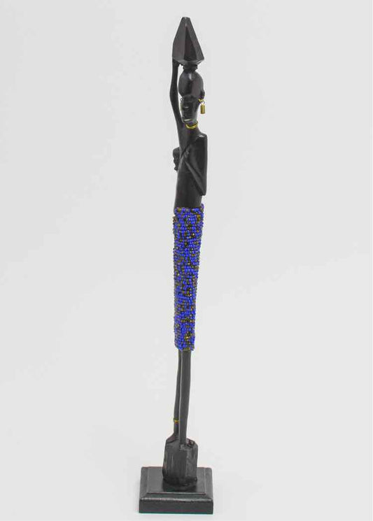 African Carved Female Figure