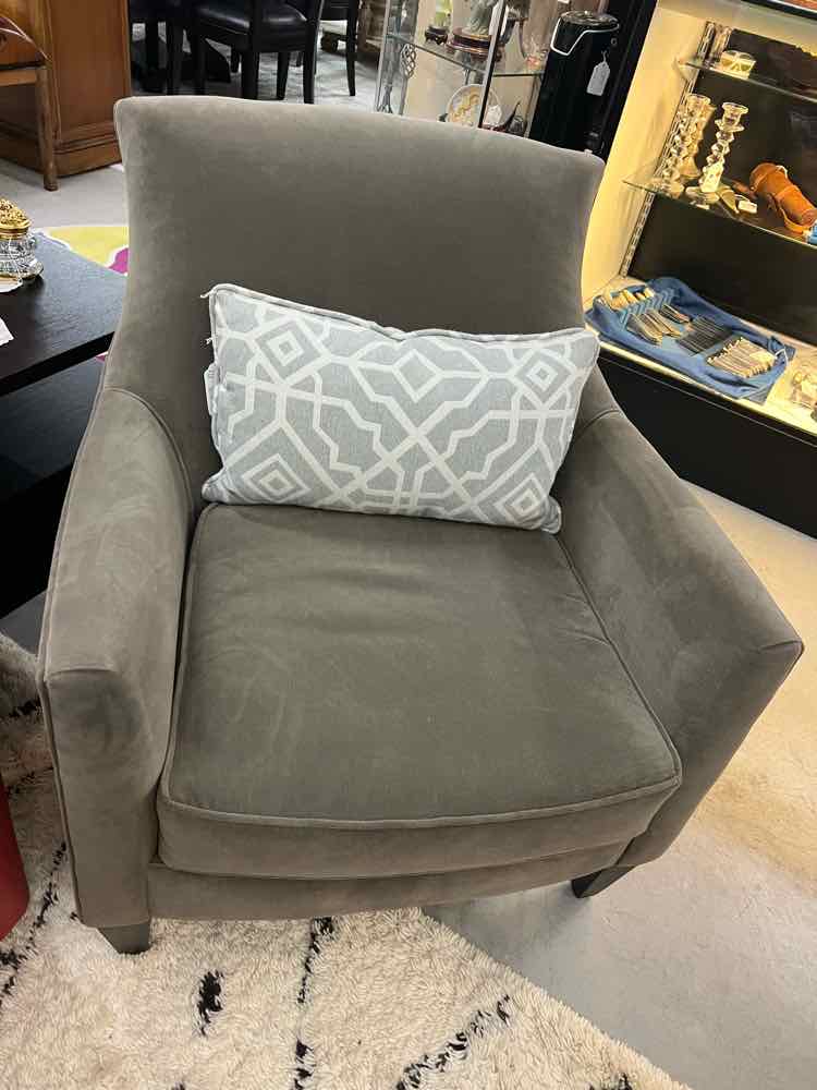 Crate & Barrel Grey Chair