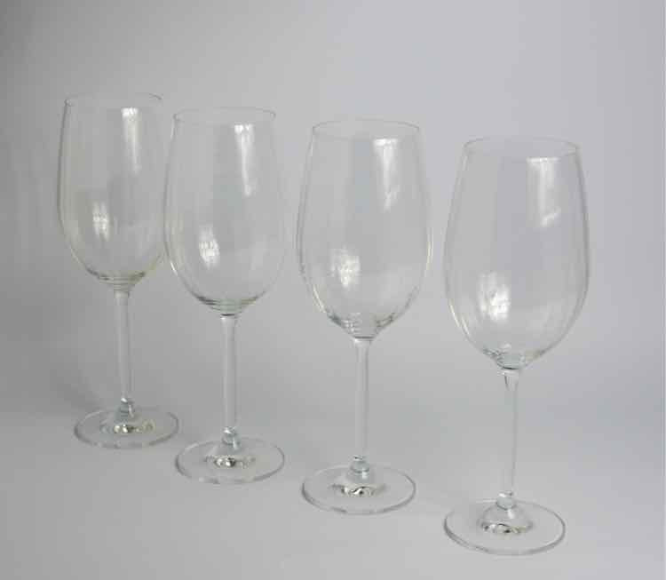 4pc 18oz Red Wine Glasses