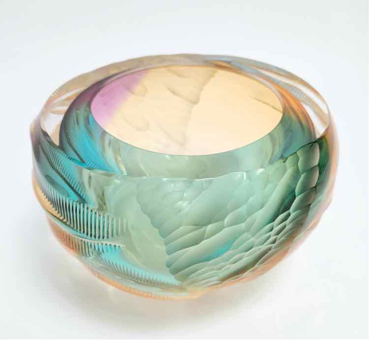 Leon Applebaum Glass Vase