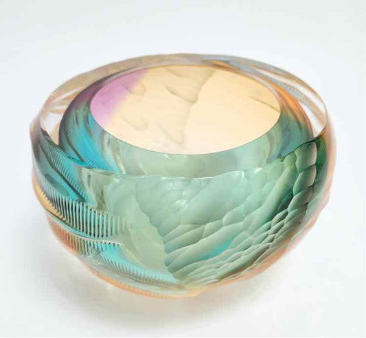 Leon Applebaum Glass Vase