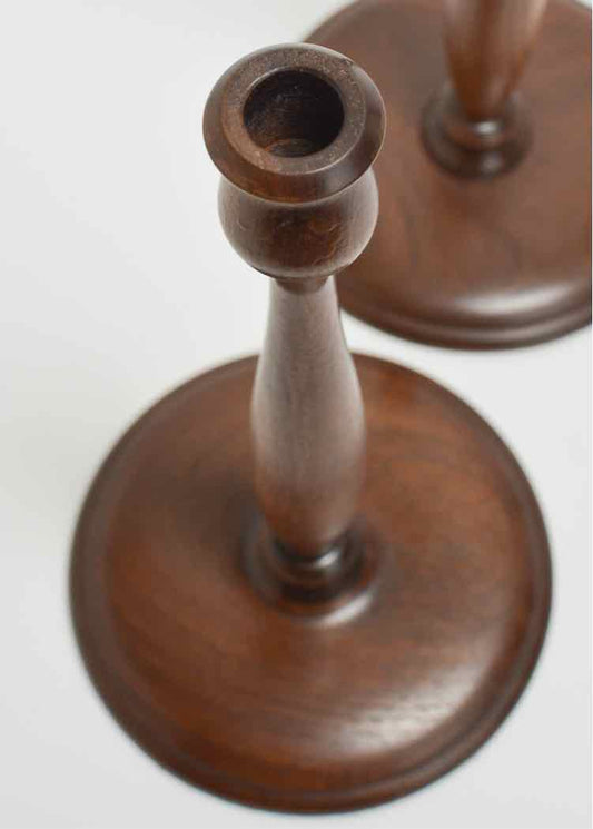 Wooden Candlesticks
