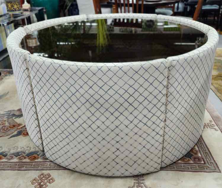 MCM Round Glass Table