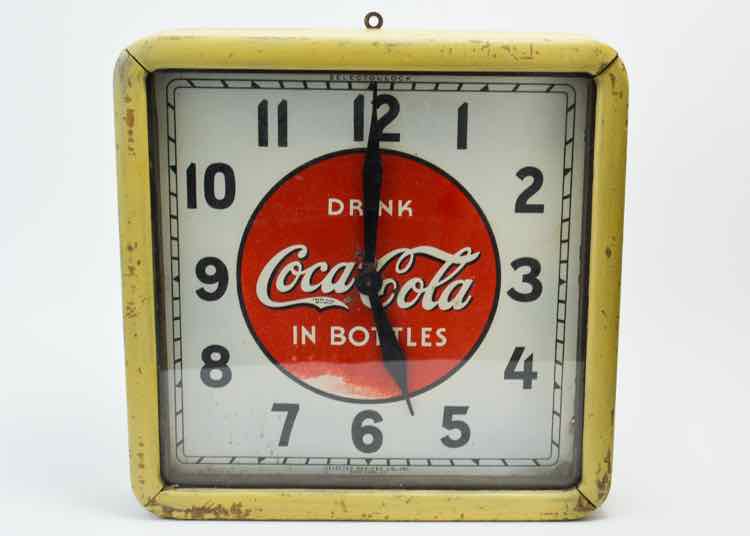1930's Coca-Cola Wall Clock