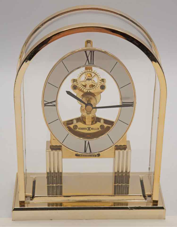 Gold Howard Miller Clock
