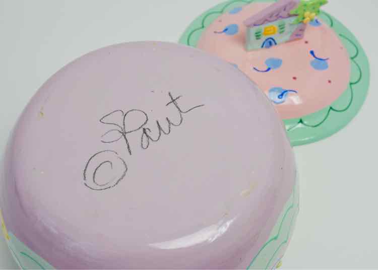 Susan Painter Pottery Wide Pot w/Lid