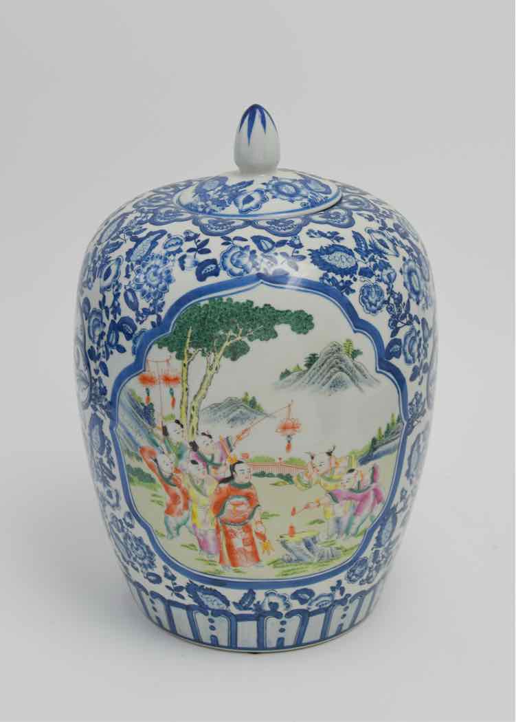 Blue & White Chinese Ginger Jar