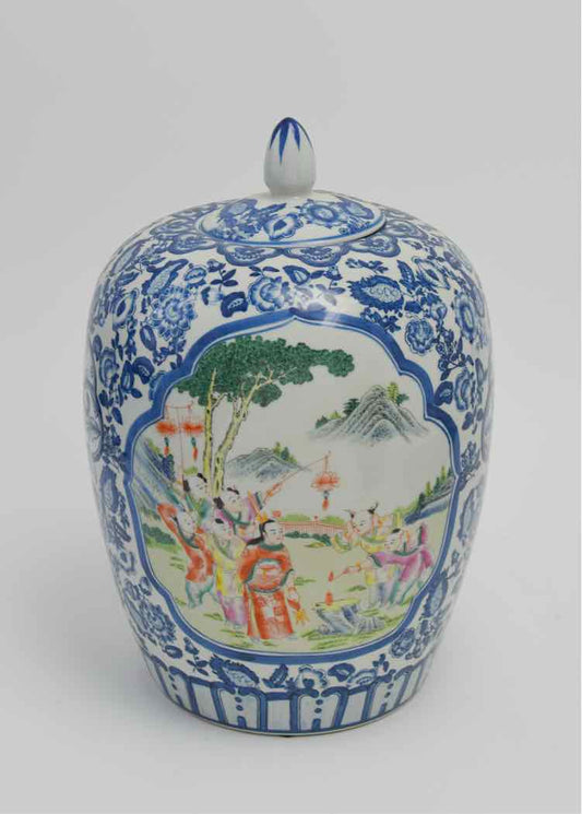Blue & White Chinese Ginger Jar