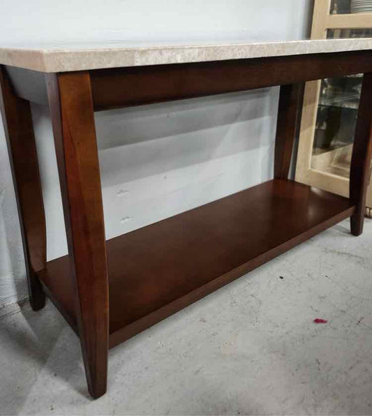 Stone Top Entry Table