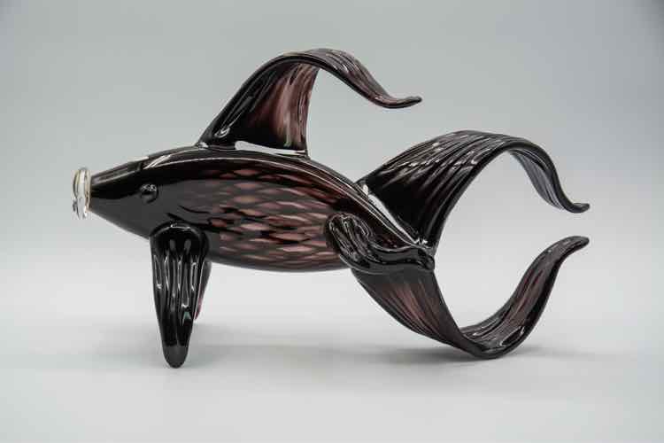 Black Murano Fish