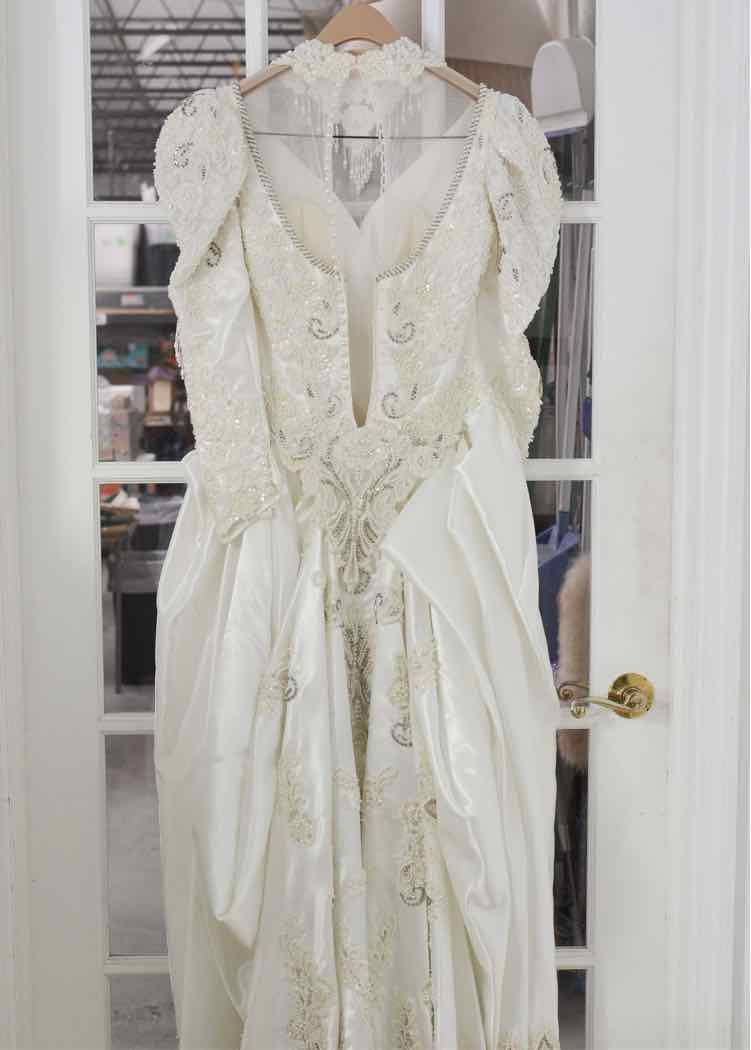 1980's Custom Wedding Dress