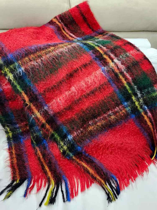 Christmas Plaid Throw Blanket