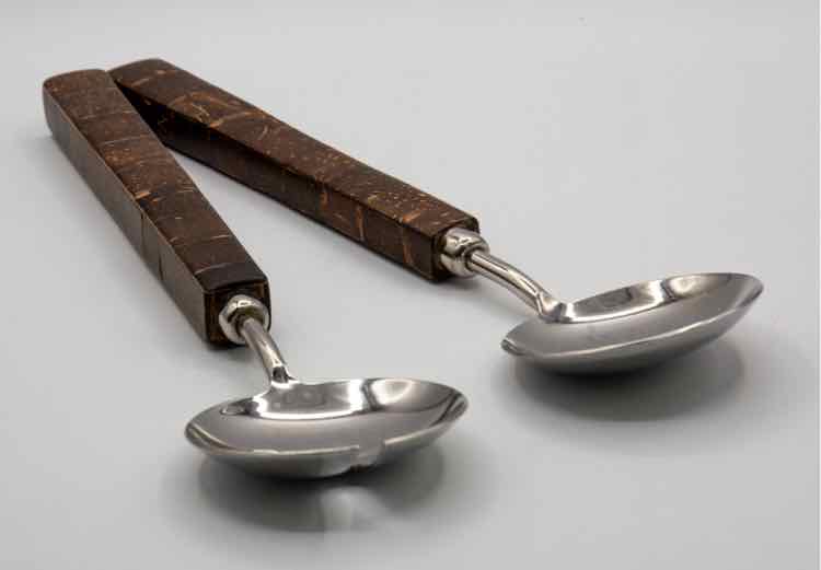 MCM Wood Handle Salad Spoons