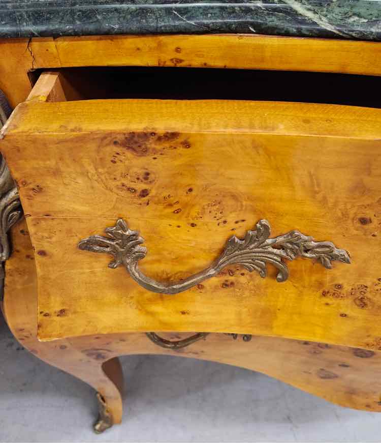 Louis XIV Bombay Chest w/Marble Top