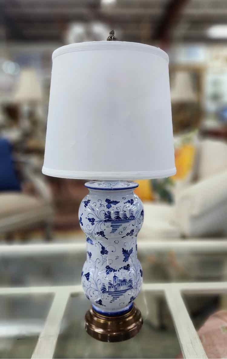 Vtg. Ginger Jar Lamp