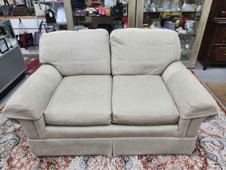 Beige Rob & Stucky Loveseat