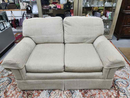 Beige Rob & Stucky Loveseat