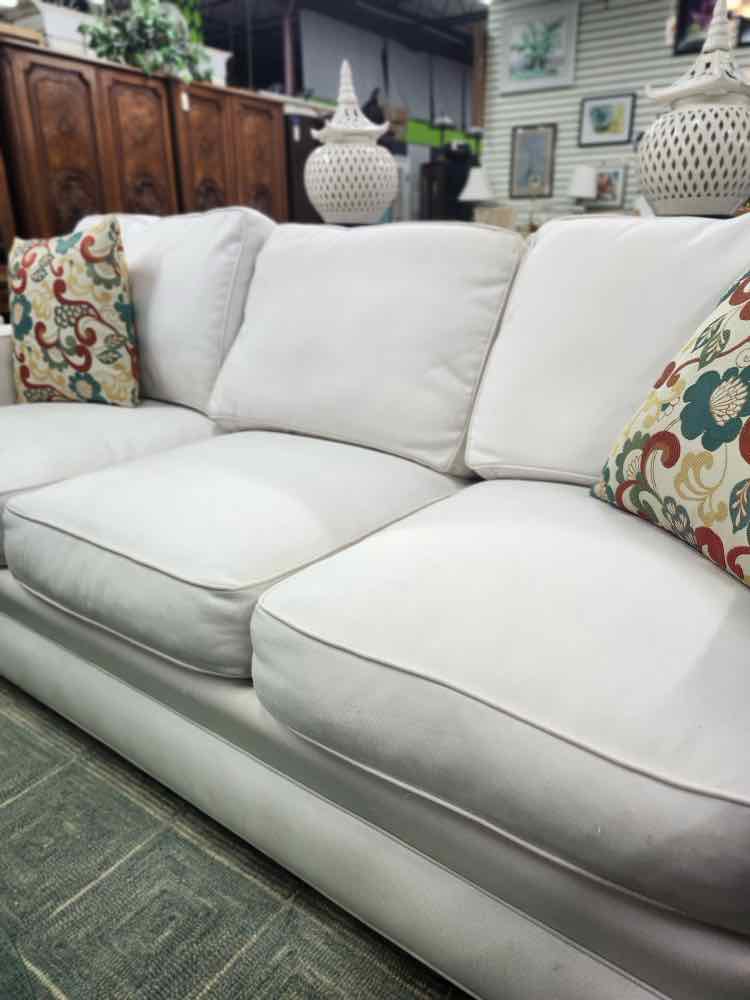 White Fabric Couch ‘as is’