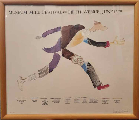 1994 Museum Mile Festival Art Poster