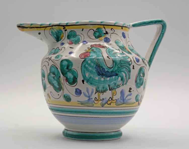 Deruta Italian Rooster Pitcher