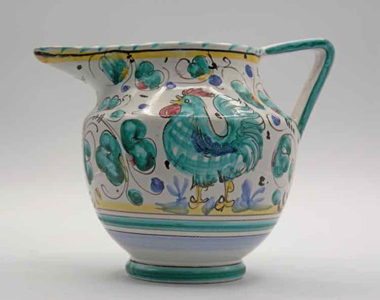 Deruta Italian Rooster Pitcher