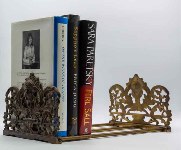 Bronze Brass Book Rack