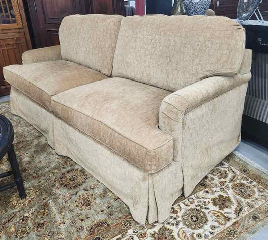 Retro Gold Queen Sleeper Sofa
