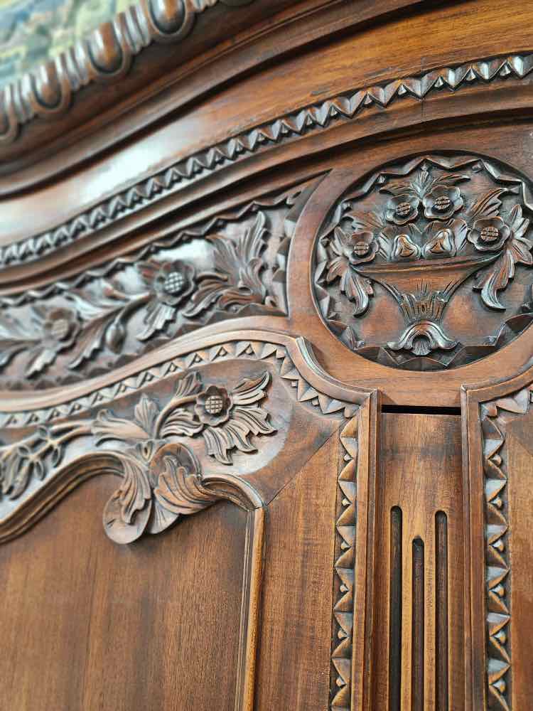 Hand Carved Armoire