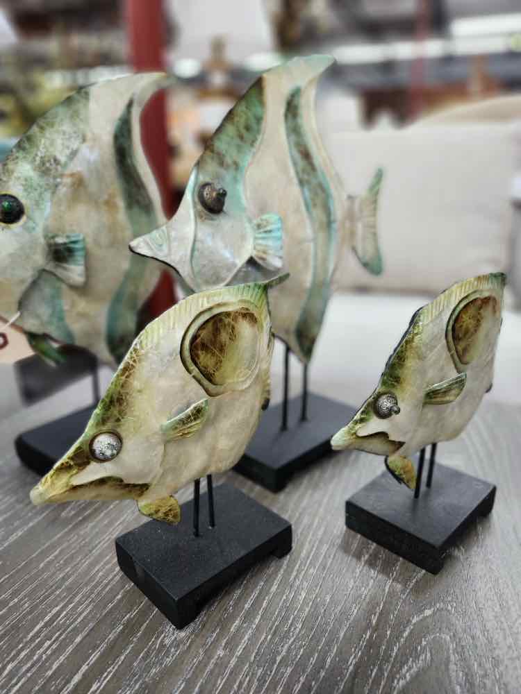 Metal Fish Shell Finish Decor /4