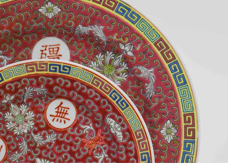 Single Service Mun Shou Dishware set