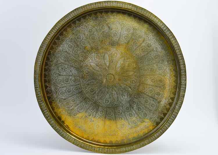 Moroccan Brass Tray