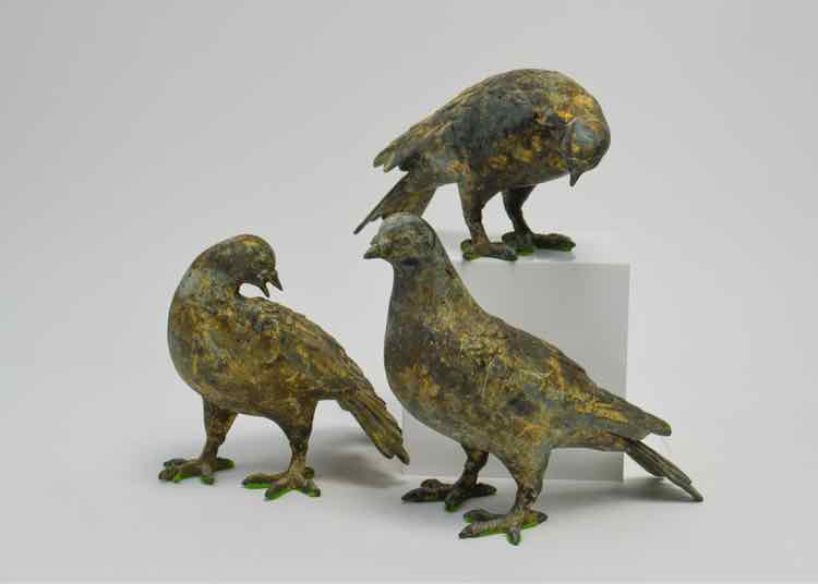 Decor Vtg. Metal Birds