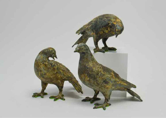 Decor Vtg. Metal Birds