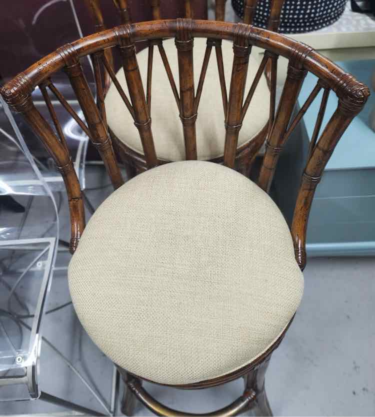 Bamboo Swivel Stools