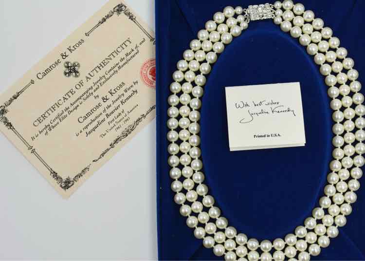 Camrose&Kross Jackie Kennedy Pearl Necklace