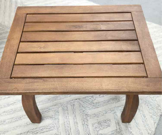 Teak Stool/Side Table