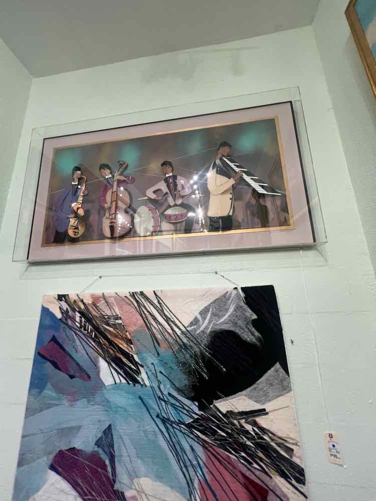 "Jazzy Quartet" Mixed Media by Emile Dekel