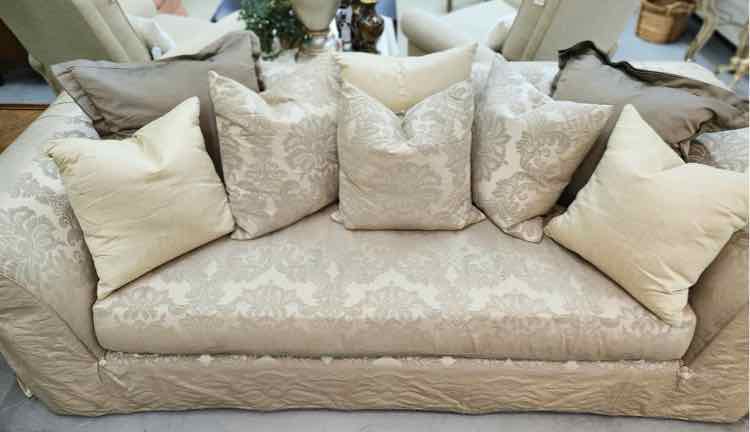 Gold Marge Carson Sofa