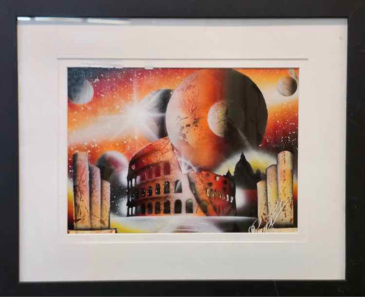 “Space City” Airbrush Art