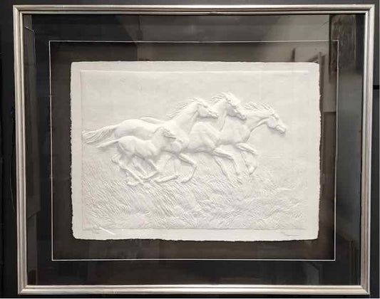 "Horses" Signed Number Paper