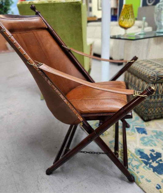 Palecek Leather Chair
