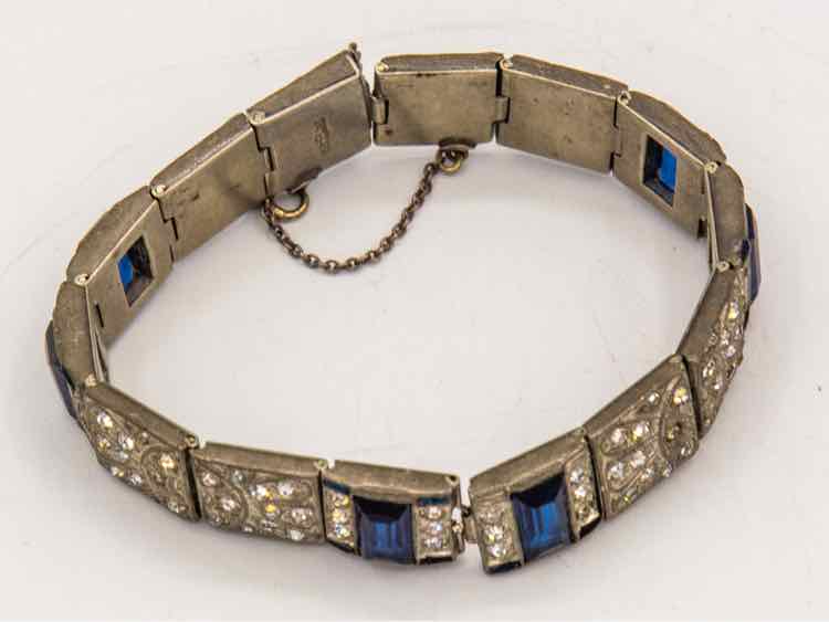 Nov-Eline Rhinestone Deco Bracelet AS IS