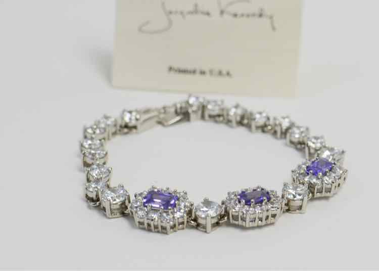 Camrose & Kross JBK Faux Tanzanite Crystal Bracelet
