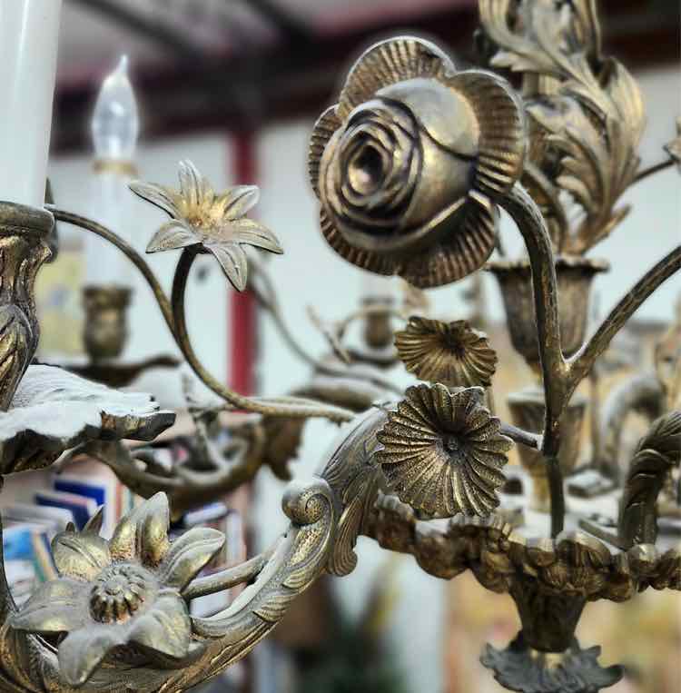 Brass Victorian Chandelier